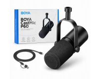 Boya Mikrofon studyjny  CastMic P60 przewodowy USB XLR - czarny - 1583885 - zdjęcie 9